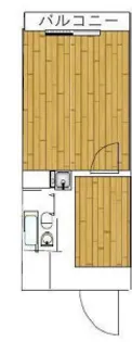 中モズマンション【3階】の間取り