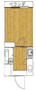 中モズマンション【2階】の間取り