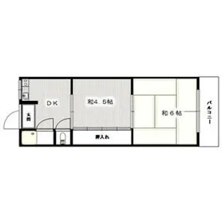 みゆき荘【2階】の間取り