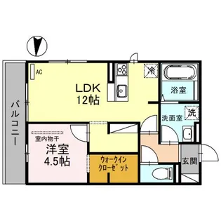 アヴェルラ堺【1階】の間取り