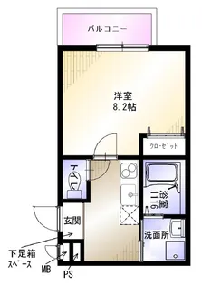 AKAHATALACITTA【3階】の間取り