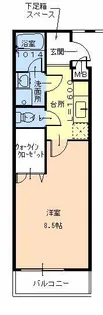 フジパレスシュリット【1階】の間取り