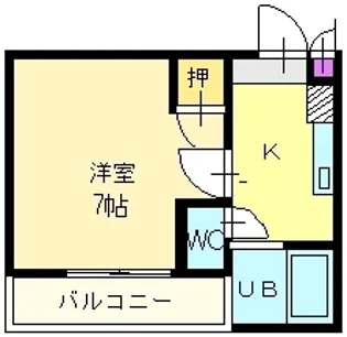 カリエなかもず【3階】の間取り