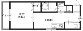 シティコート堺東【4階】の間取り