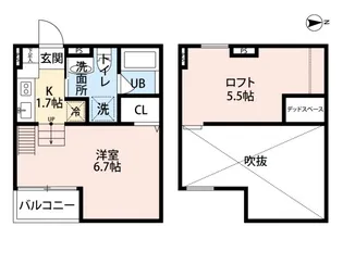Estrella堺【2階】の間取り