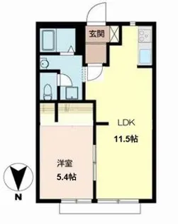 クレールしののめ【1階】の間取り