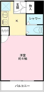 エルベコート泉大津【1階】の間取り