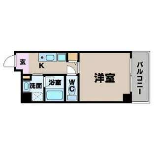 カーライル堺市駅前【3階】の間取り