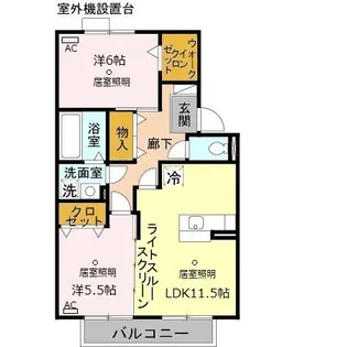 松韻舎【2階】の間取り