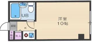 UKマンション【3階】の間取り