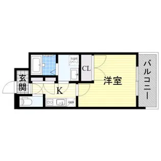 サンセレーノ堺東【6階】の間取り