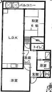北条マンション【3階】の間取り