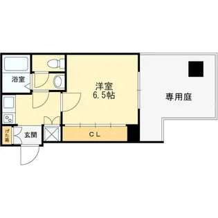 エスポワール鶴山台【1階】の間取り