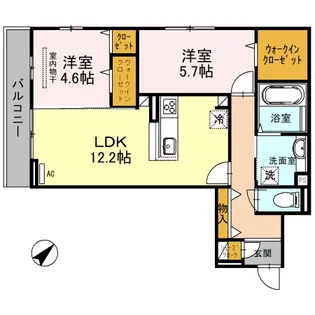 Mサンシャイン【3階】の間取り
