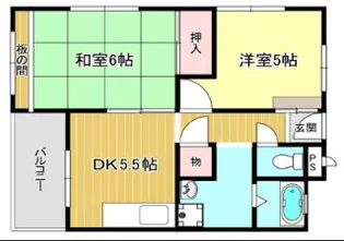 丸源ビル【3階】の間取り