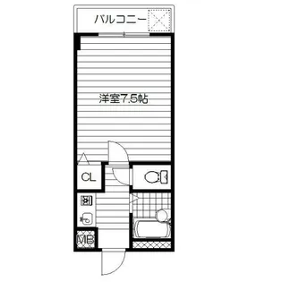 ハイツアズール【2階】の間取り