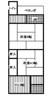 清水荘【2階】の間取り