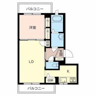 シャーメゾンアグレアーブル【2階】の間取り