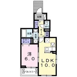 エルデノース【1階】の間取り