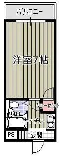 リエス津久野【3階】の間取り