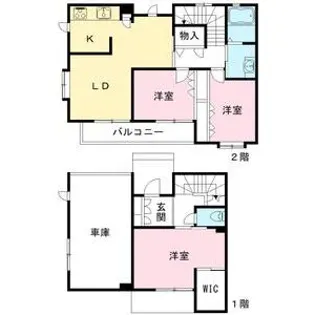 DAIKENN浜寺元町 J棟【1階】の間取り