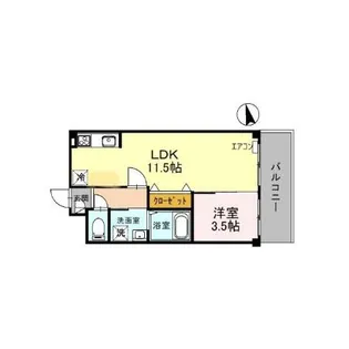 Villa Izumi Chuo【6階】の間取り