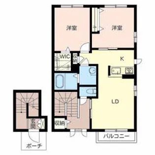 シャーメゾン翔【2階】の間取り