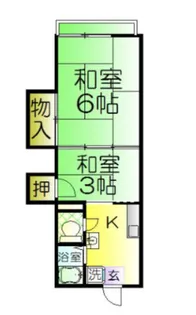 石津マンション【3階】の間取り