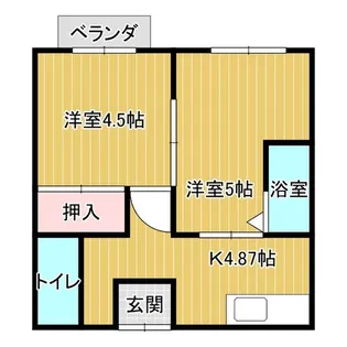 樋口文化【2階】の間取り