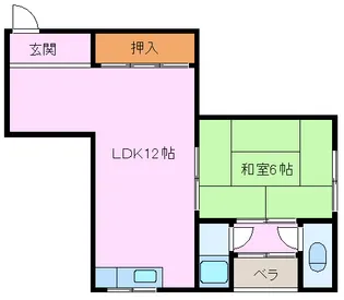第2ナカノマンション 【2階】の間取り