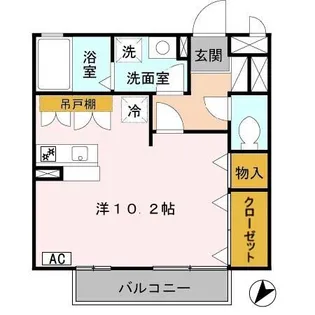 グレイスコート【1階】の間取り