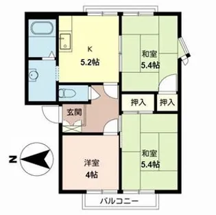 ガーデンハイム【2階】の間取り