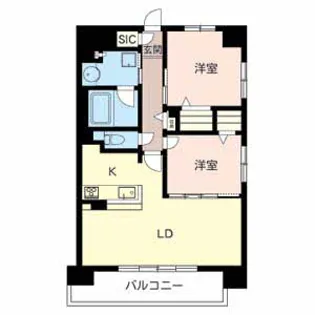 グレイスガーデン三国ヶ丘【3階】の間取り