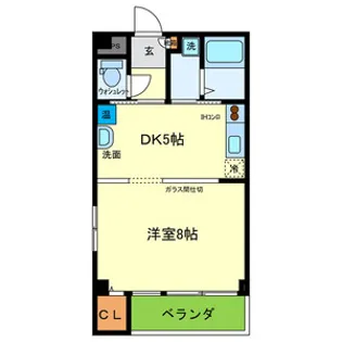 Primoなかもず【5階】の間取り