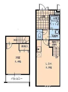 フジパレススリーハーブズ中百舌鳥町一丁【1階】の間取り