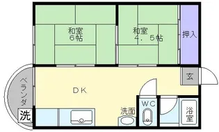 大栄マンション【3階】の間取り