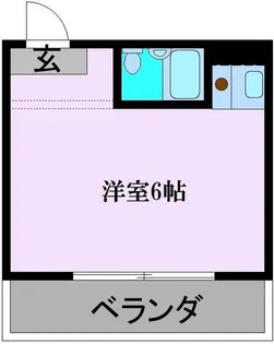 ヒルズ鳳【1階】の間取り