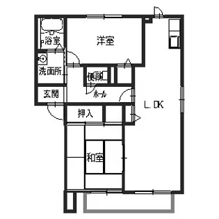 ファミール取石B【1階】の間取り