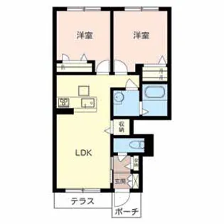 ソラーナ鳳【2階】の間取り