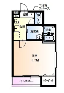 フジパレス堺南長尾Ⅲ番館【2階】の間取り