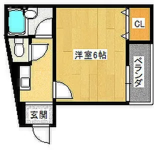 深井アベニュー【4階】の間取り