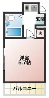 シャルマンフジ津久野弐番館【1階】の間取り