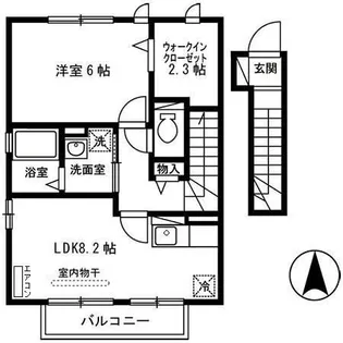 ソレイユデュオ【2階】の間取り