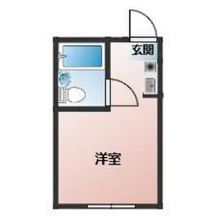マナべハイツ【1階】の間取り