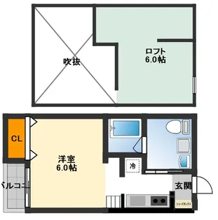 ラシャンスⅢ【2階】の間取り