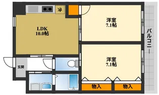 ハイツサッカラ【6階】の間取り