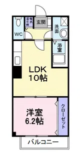 ソレアードスール【1階】の間取り