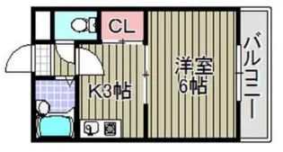 南風マンション【4階】の間取り