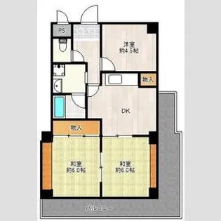 サンシャイン深井【2階】の間取り