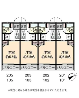 アミチミエⅠ【2階】の間取り